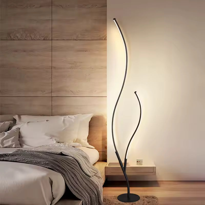 Aeron Tree Style LED Floor Lamp With RGB And Remote