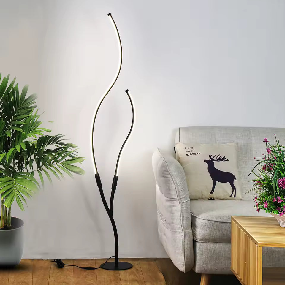 Aeron Tree Style LED Floor Lamp With RGB And Remote