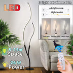 Aeron Tree Style LED Floor Lamp With RGB And Remote