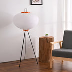 Ardenia | Handcrafted Rice Paper Floor Lamp, Minimalist Design With Warm Ambient Light For Living Rooms And Bedrooms